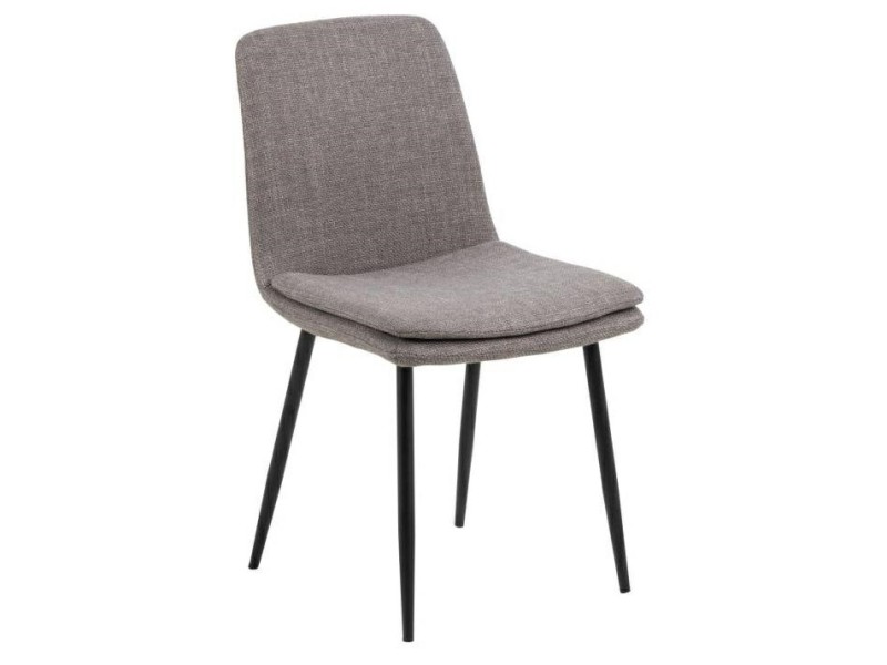 Krzesło Becca szare tkanina Basel 34FR - ACTONA